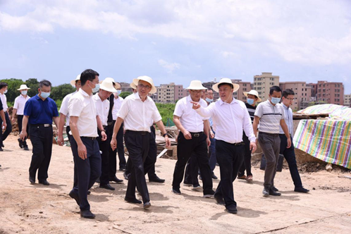 公司动态 | 揭阳市市委书记蔡朝林调研考察普宁市纺织印染污水处理厂